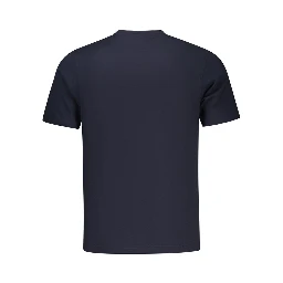 Blu Cotton Men T-Shirt