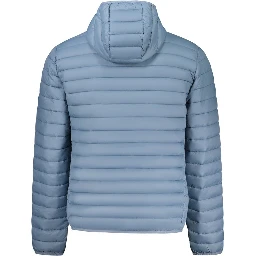 Blu Poliammide Men's Jacket