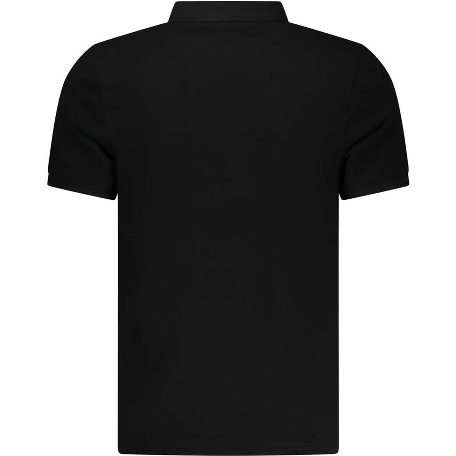 Black Cotton Mens Polo Shirt