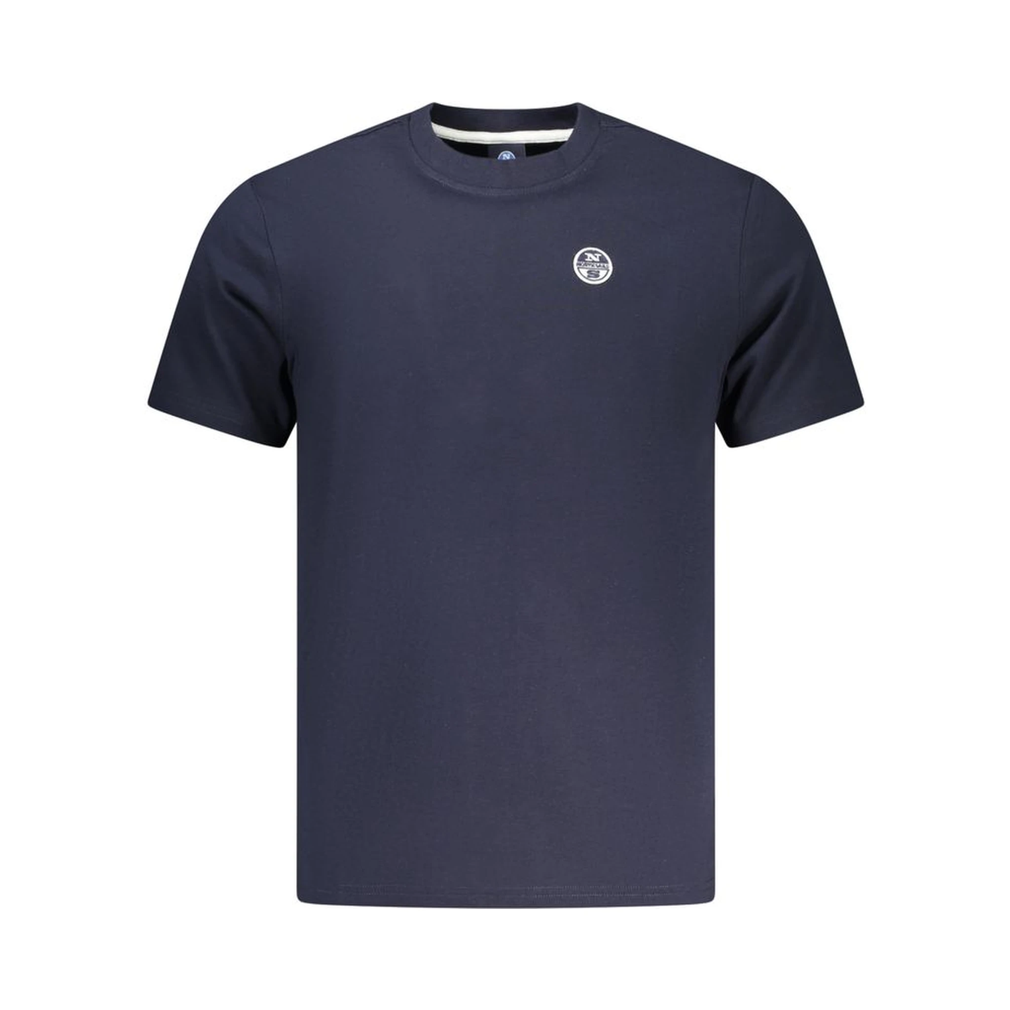 Blue Cotton Men's T-Shirt