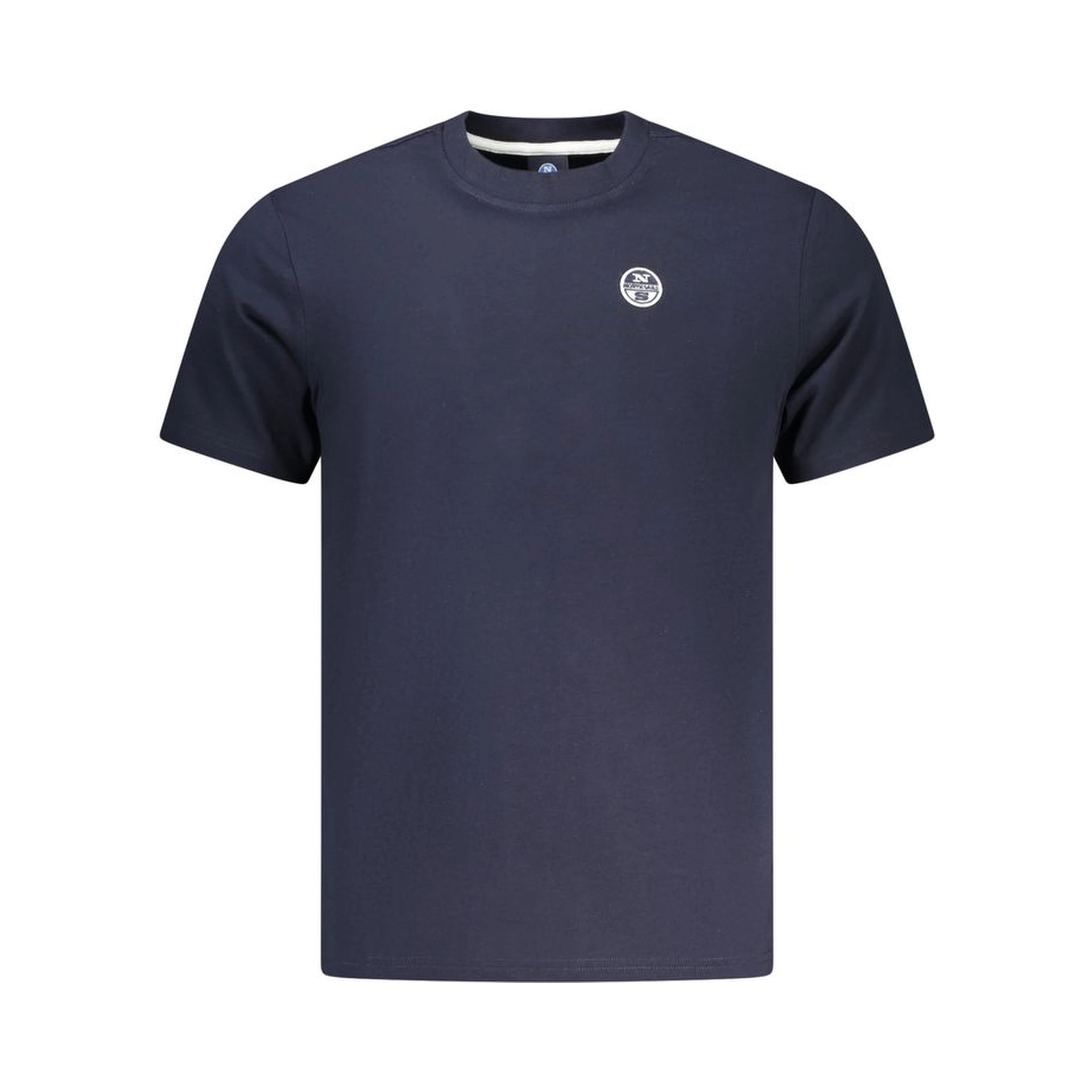 Blue Cotton Men's T-Shirt