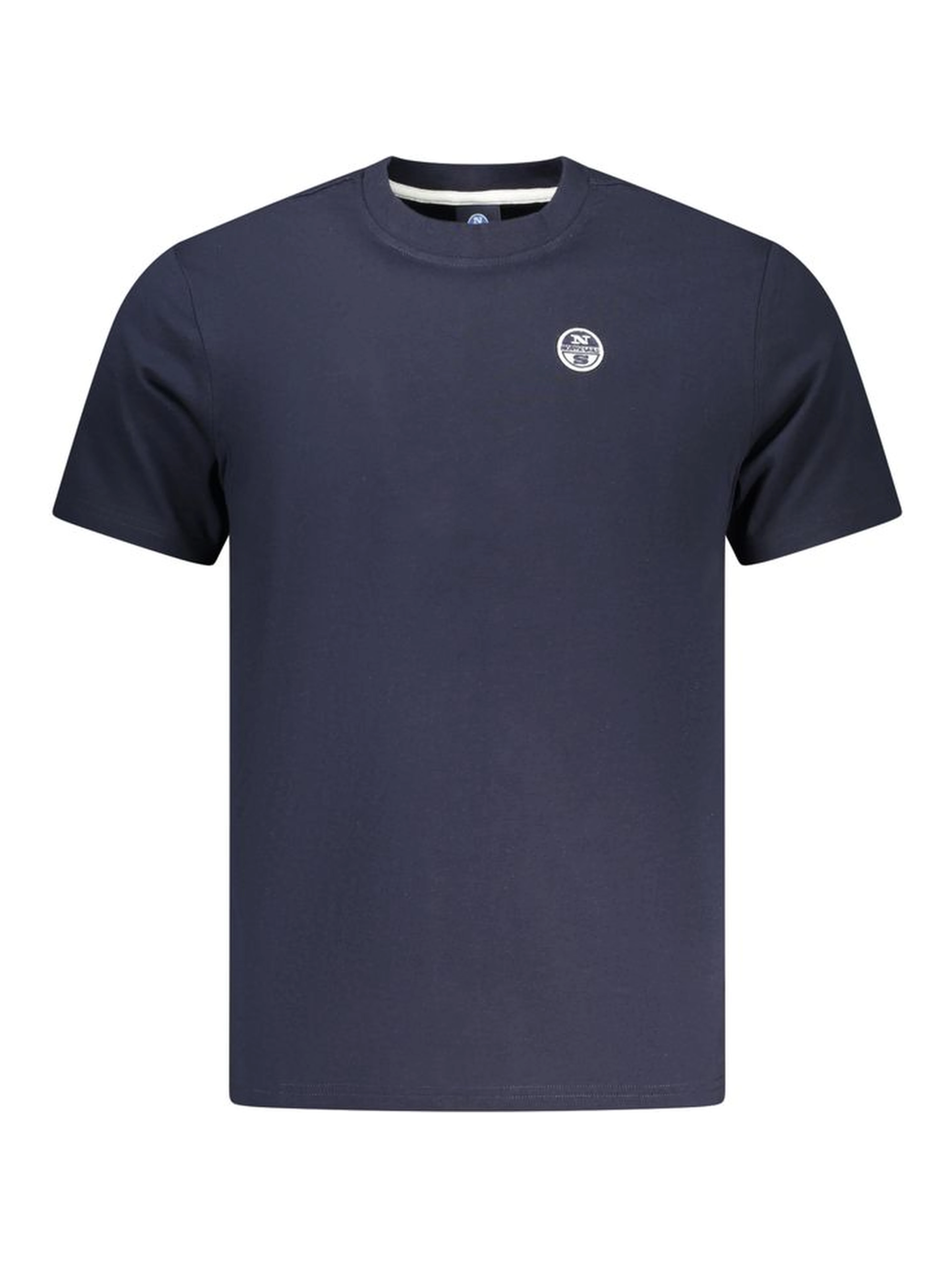 Blue Cotton Men's T-Shirt