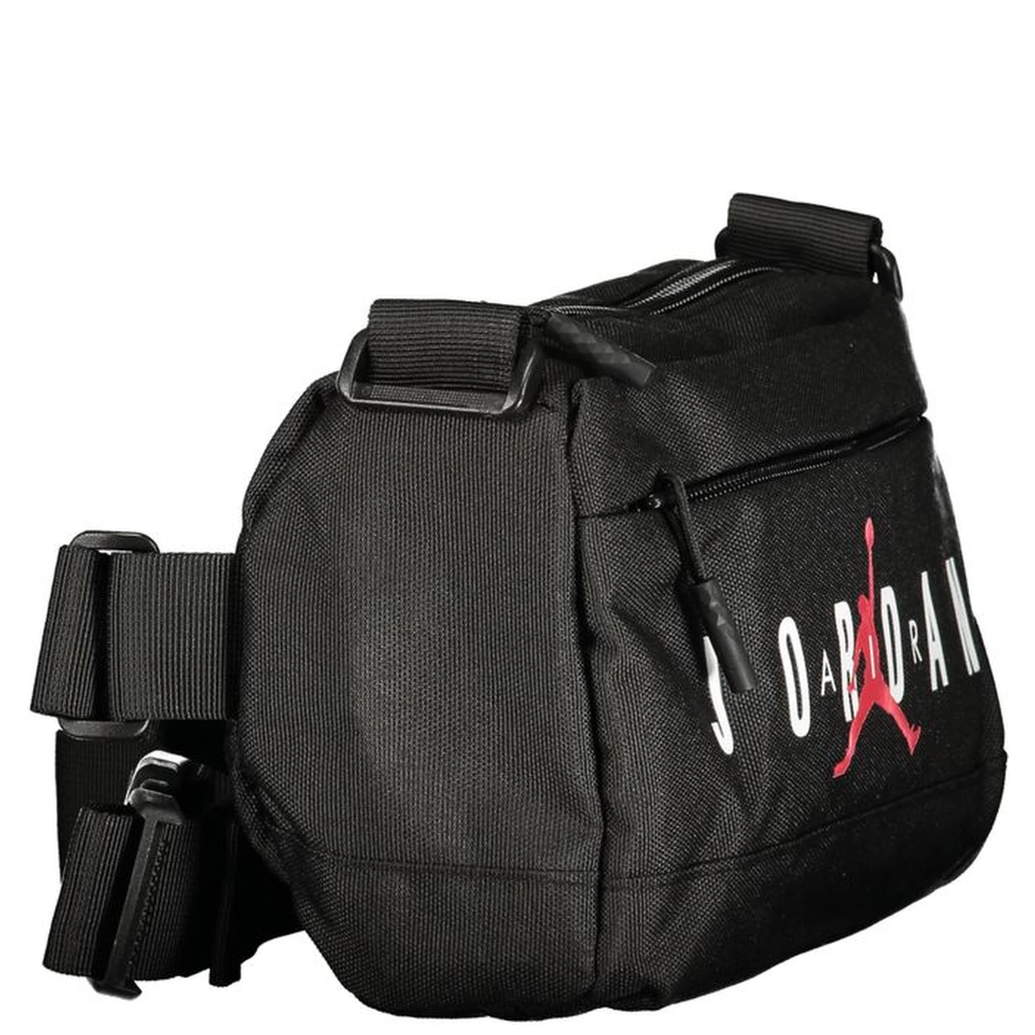 Black Polyester Men's Belt Bag