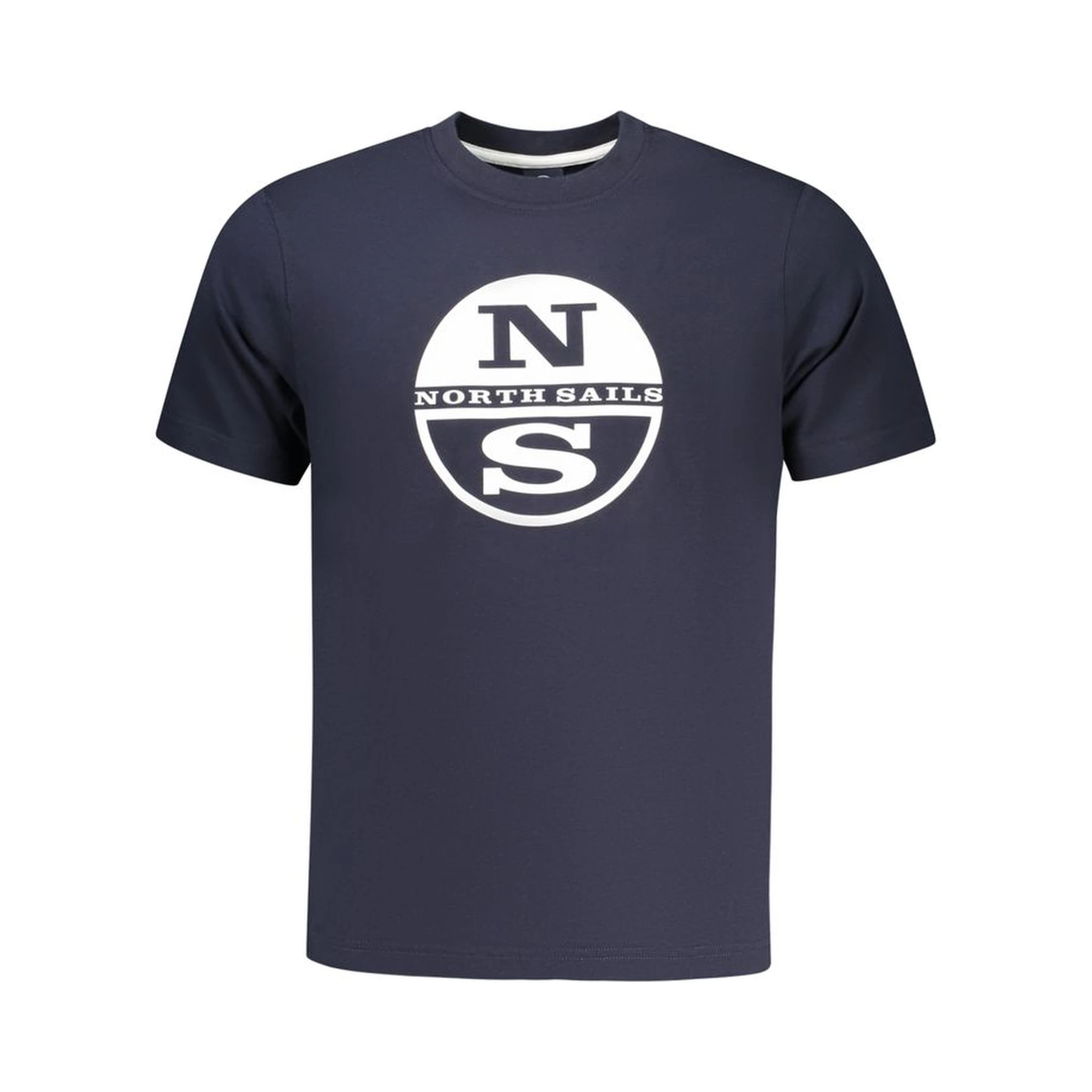 Blue Cotton Men T-Shirt