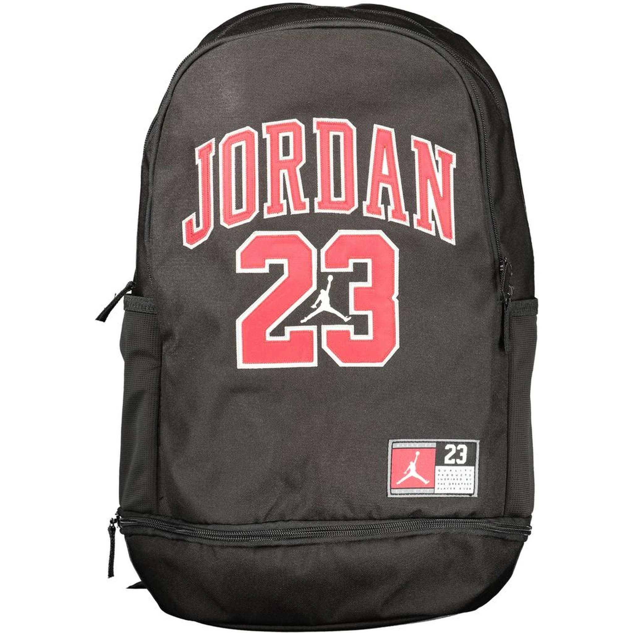 Black Polyester Men's Backpack