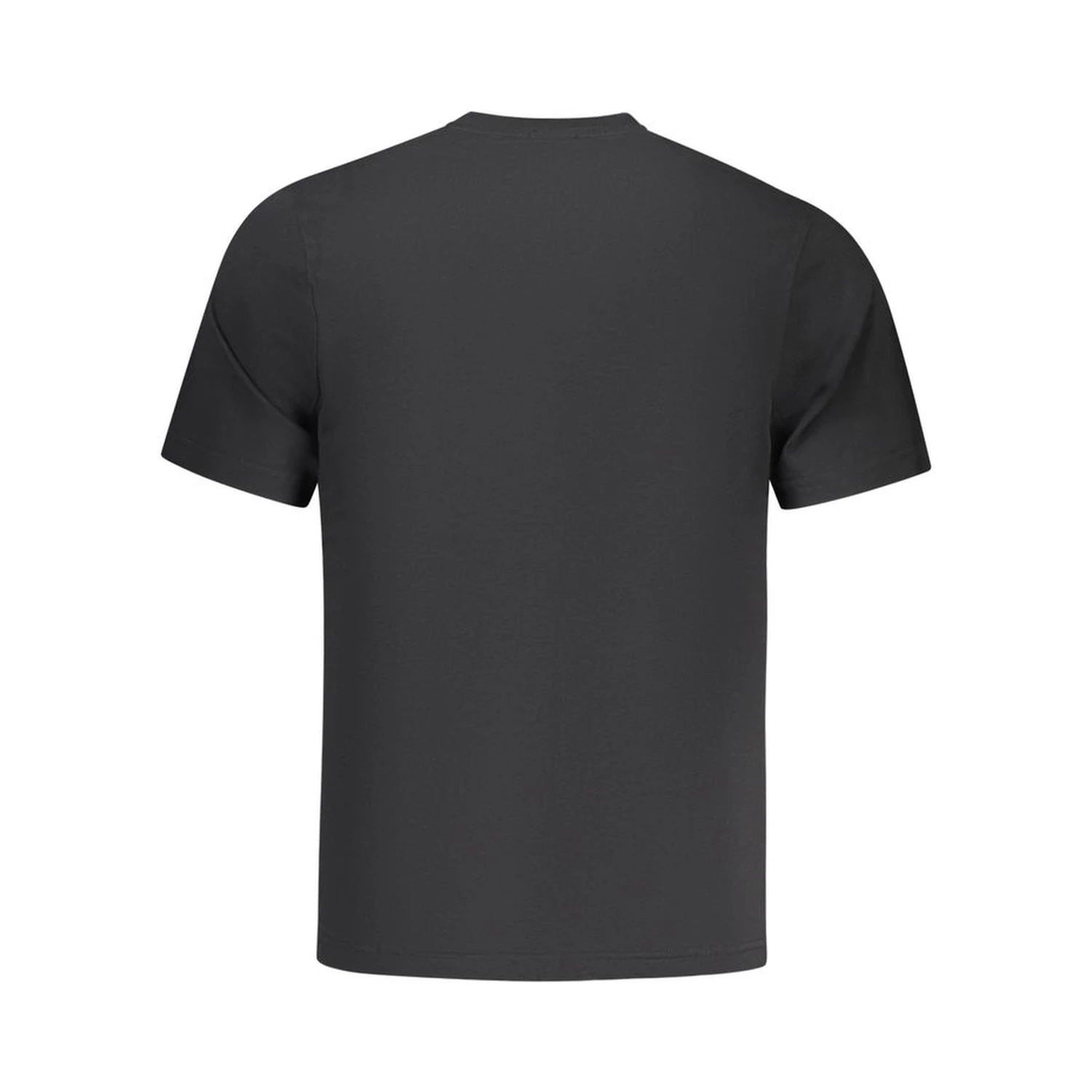 Black Cotton Men T-Shirt