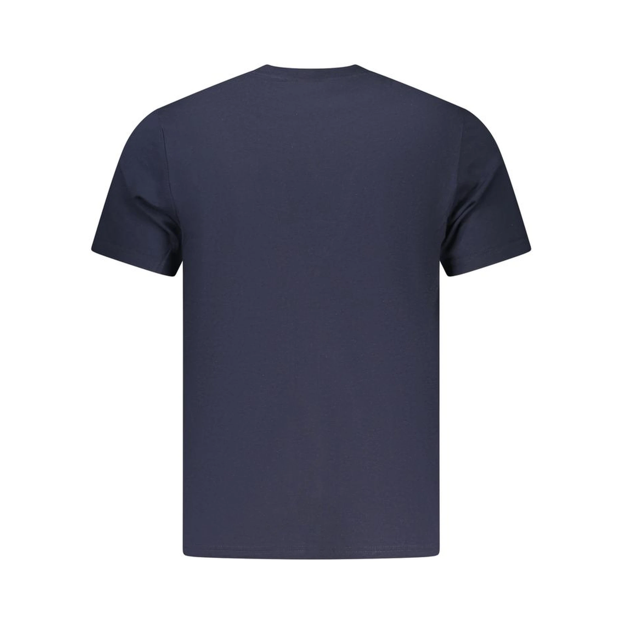 Blue Cotton Men's T-Shirt