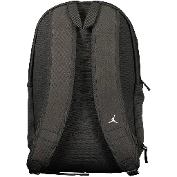 Black Polyester Men's Backpack