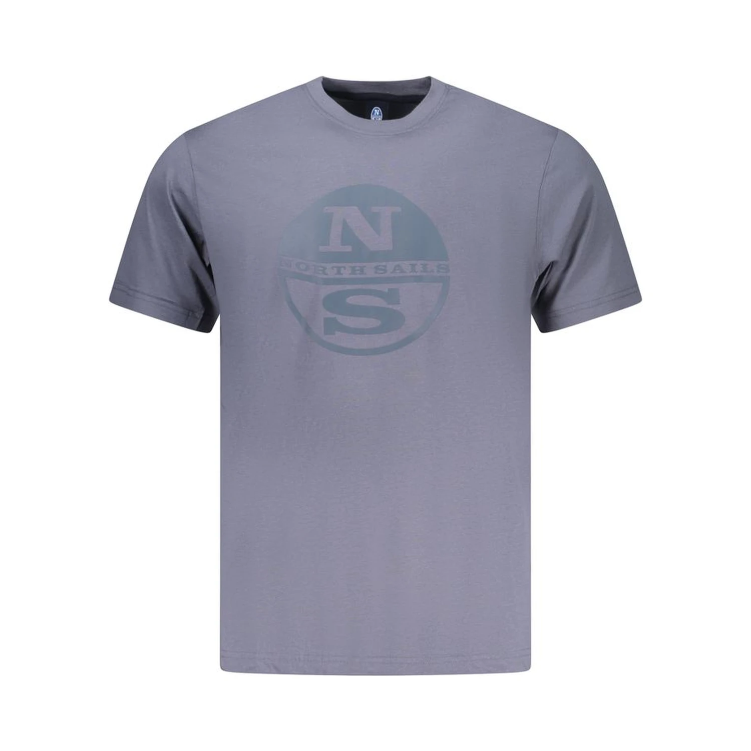 Blue Cotton Men T-Shirt