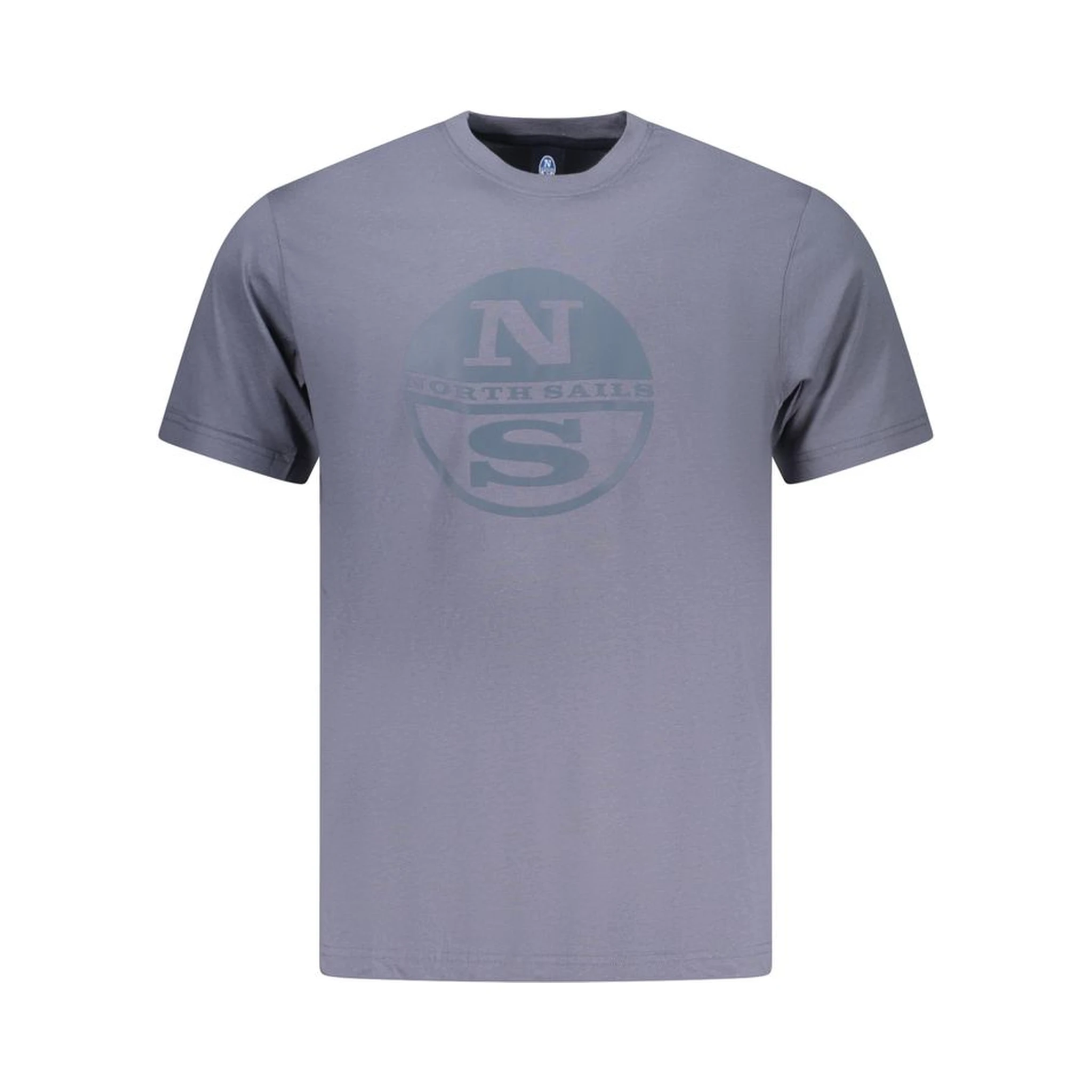 Blue Cotton Men T-Shirt