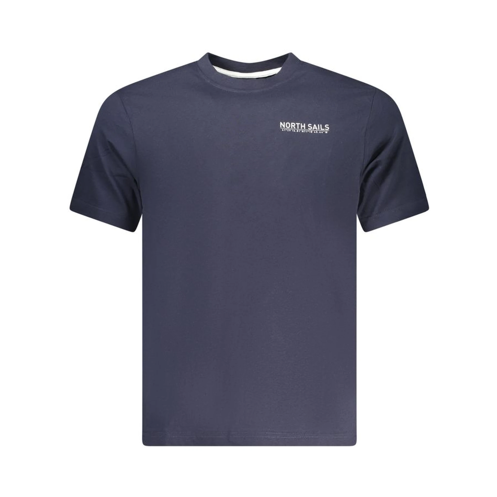 Blue Cotton Men T-Shirt