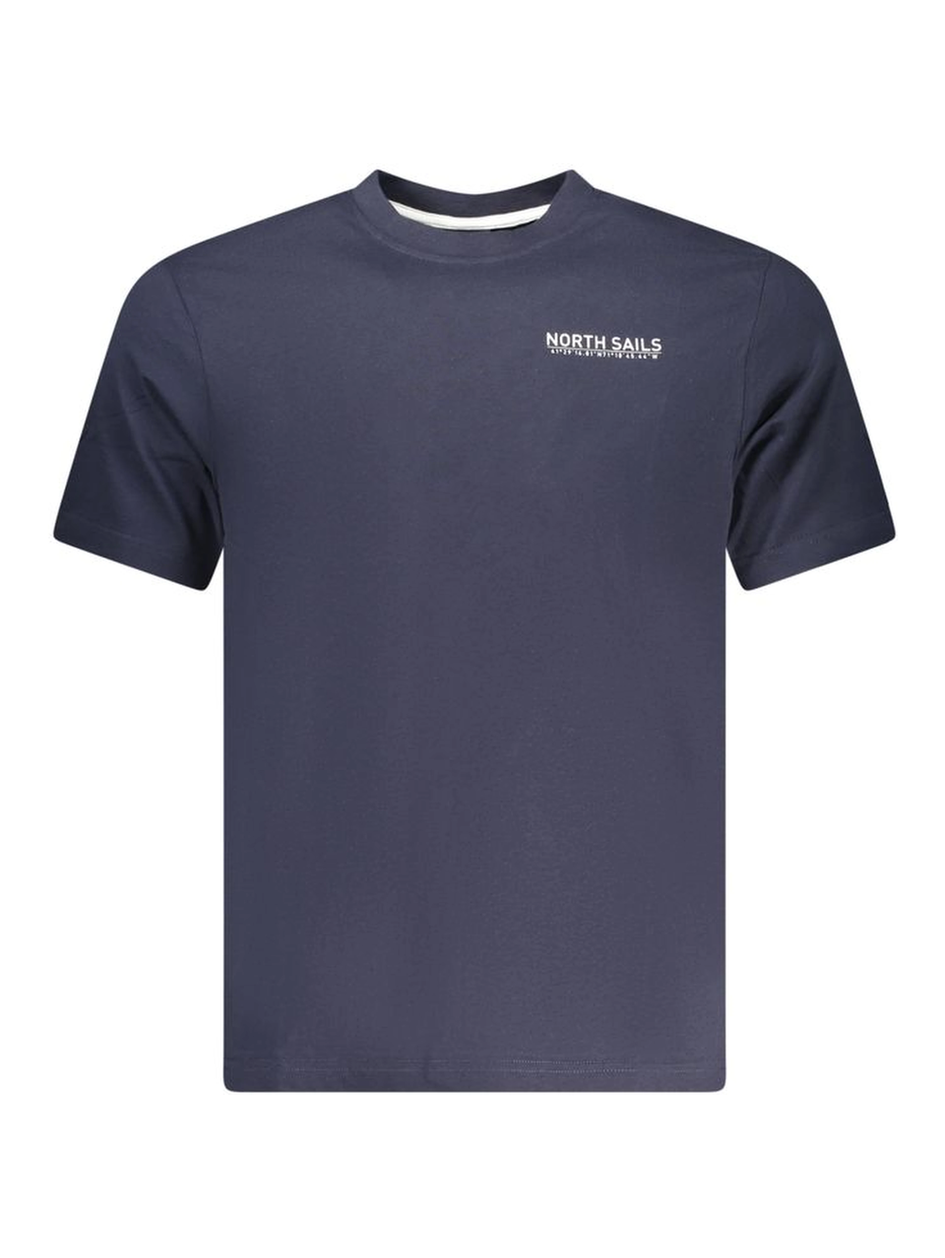 Blue Cotton Men T-Shirt
