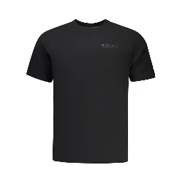 Black Cotton Men T-Shirt