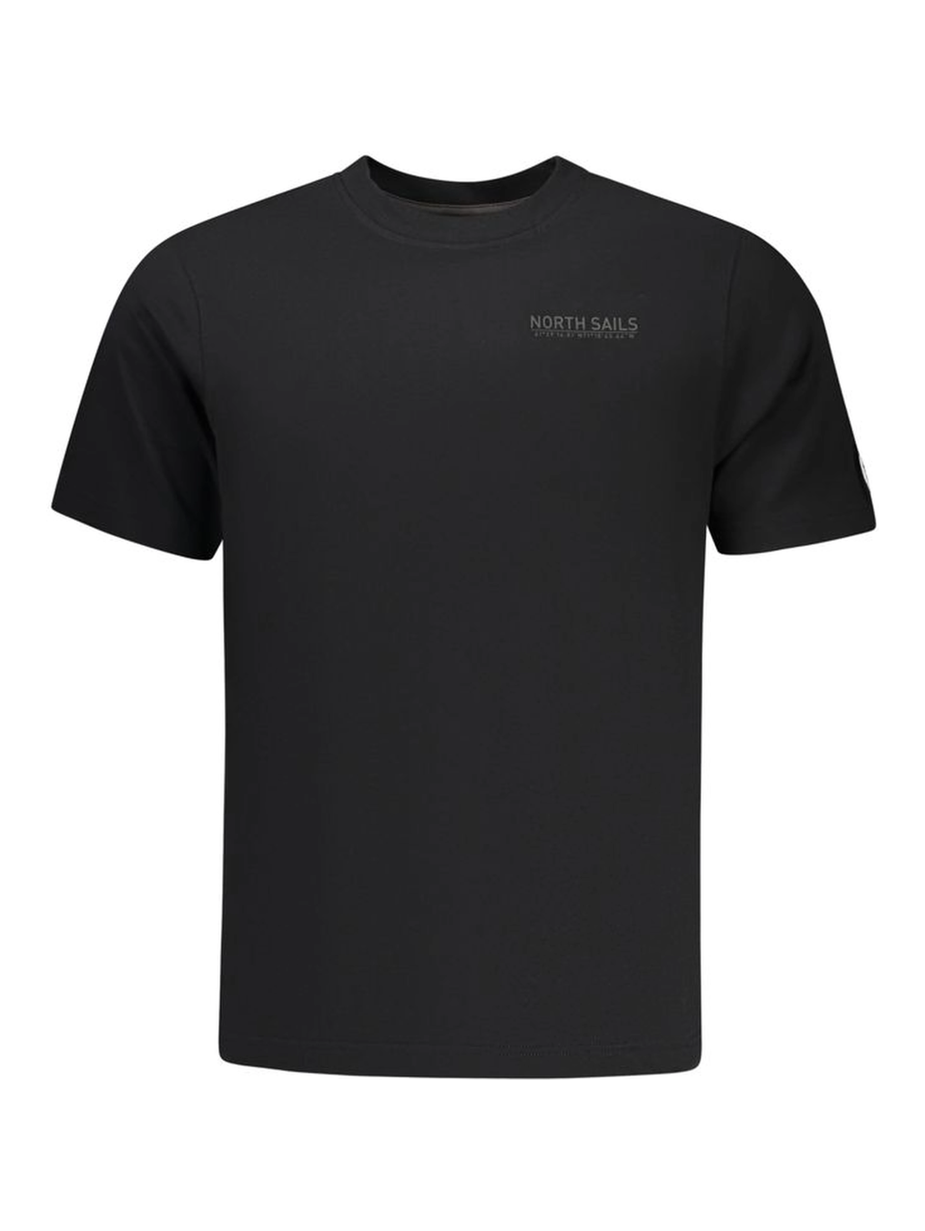 Black Cotton Men T-Shirt