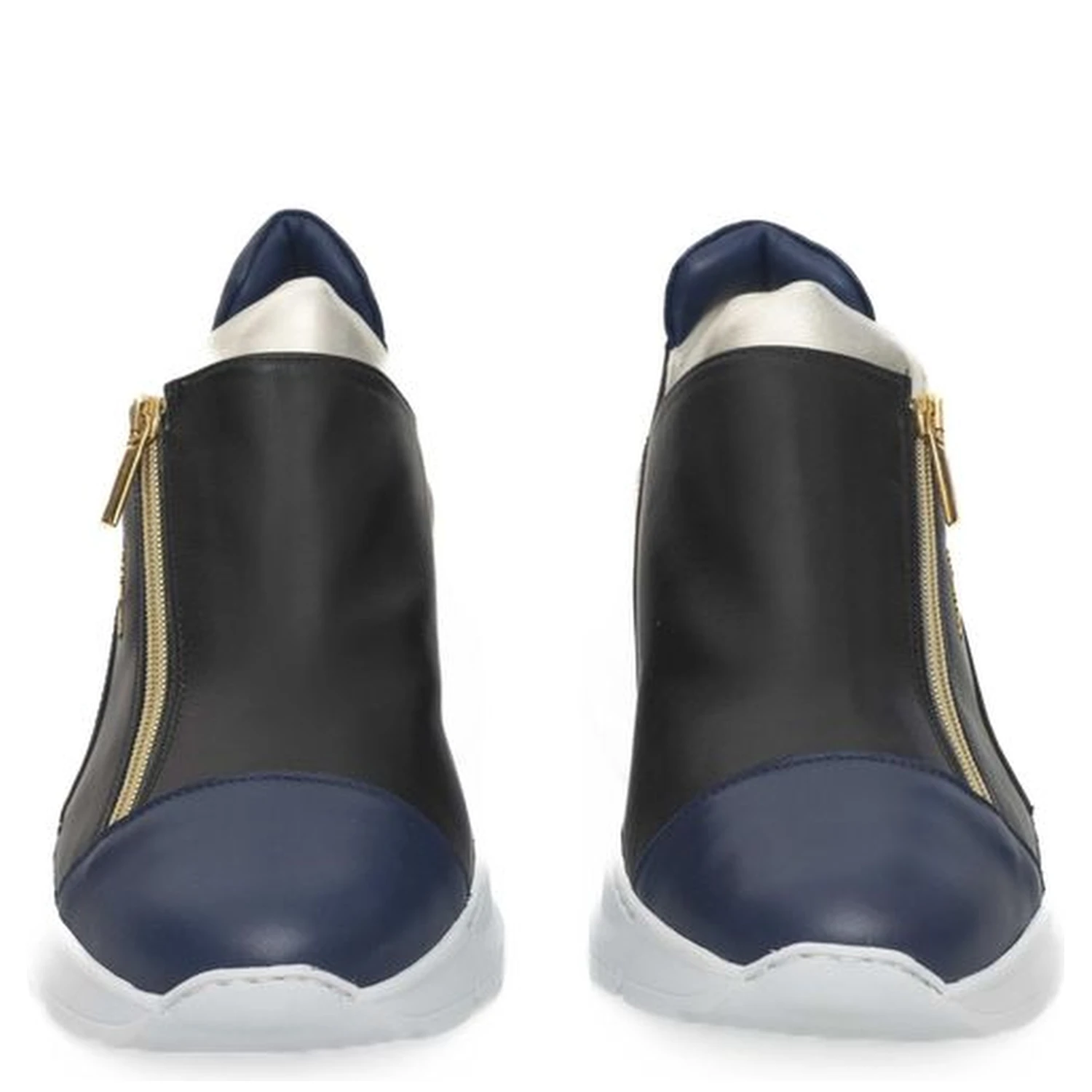Black Goatskin Women Sneaker