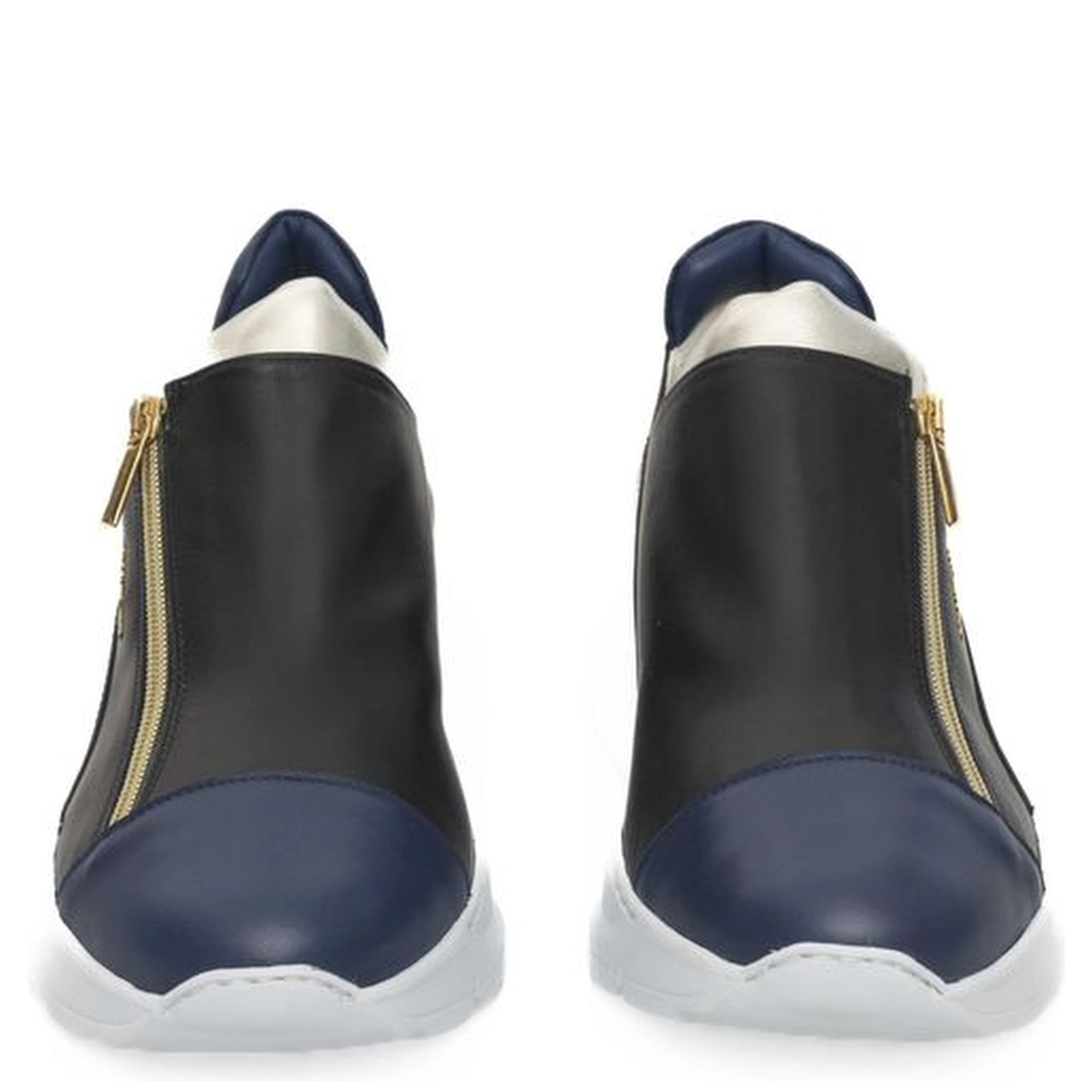 Black Goatskin Women Sneaker
