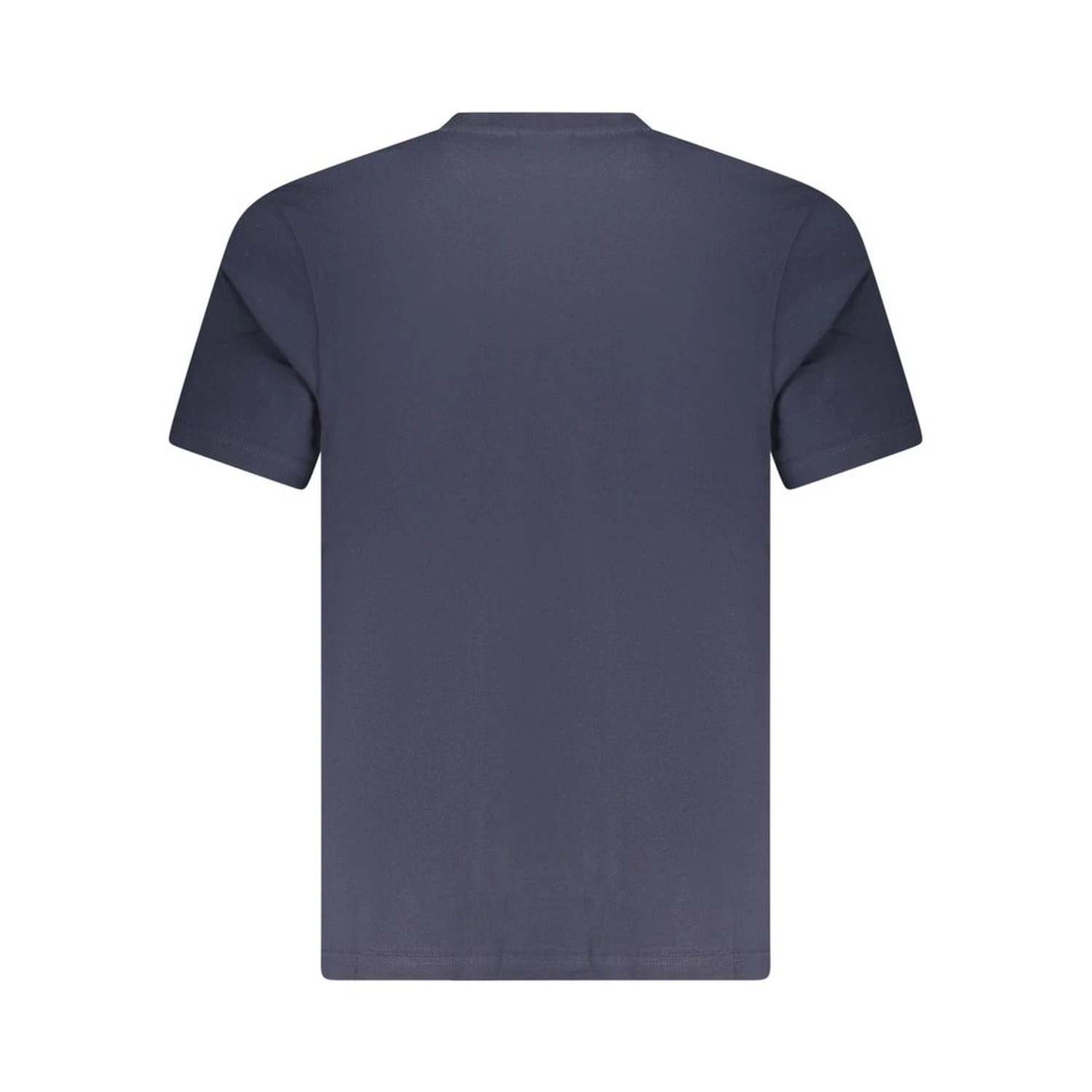 Blue Cotton Men T-Shirt