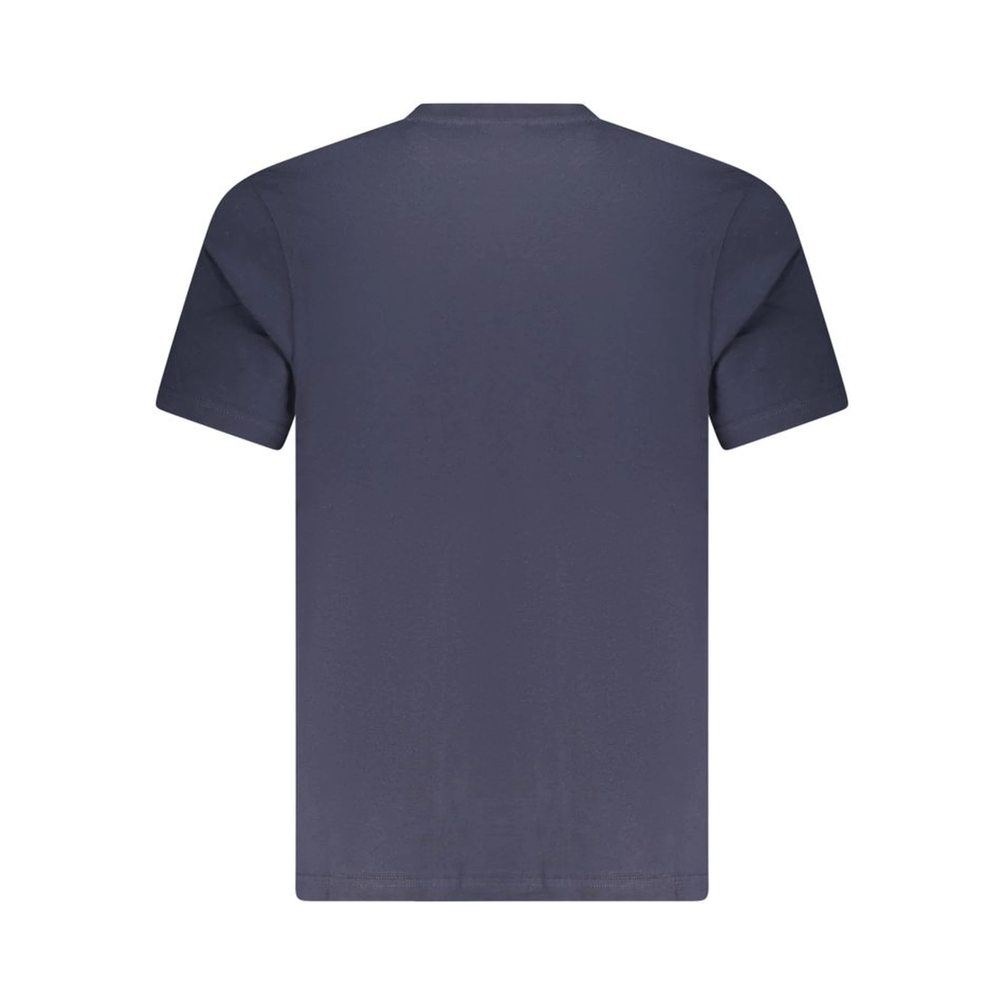 Blue Cotton Men T-Shirt