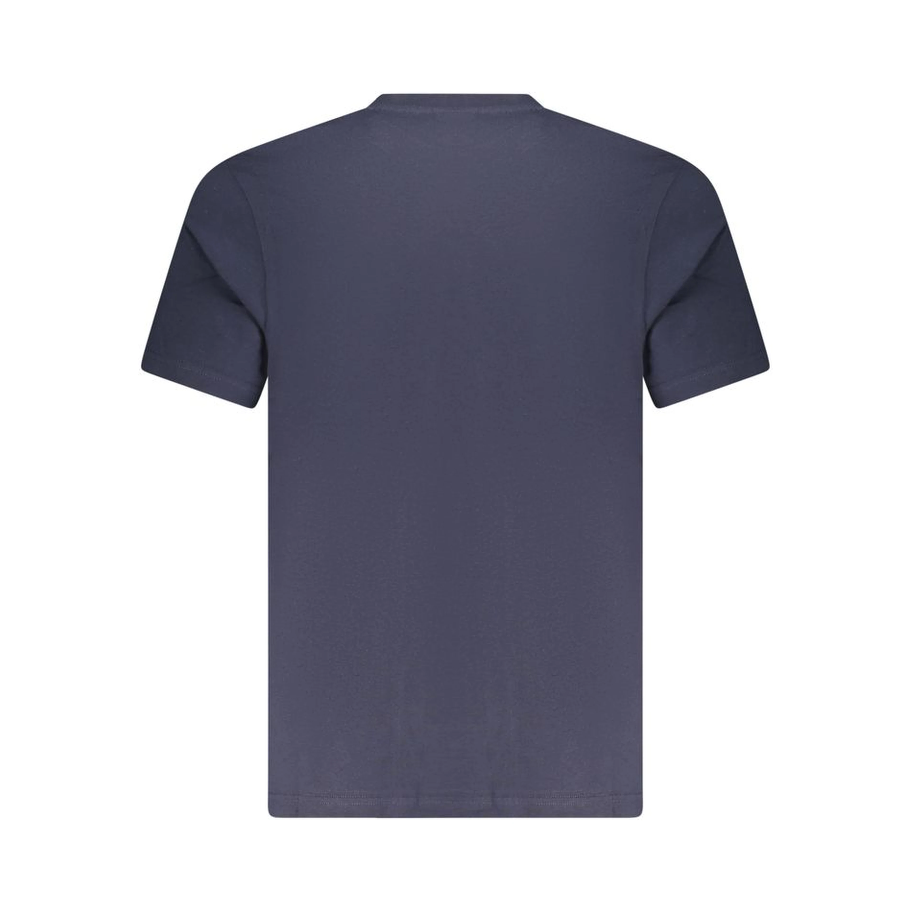 Blue Cotton Men T-Shirt