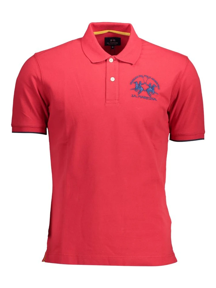 Red Cotton Polo T-Shirt