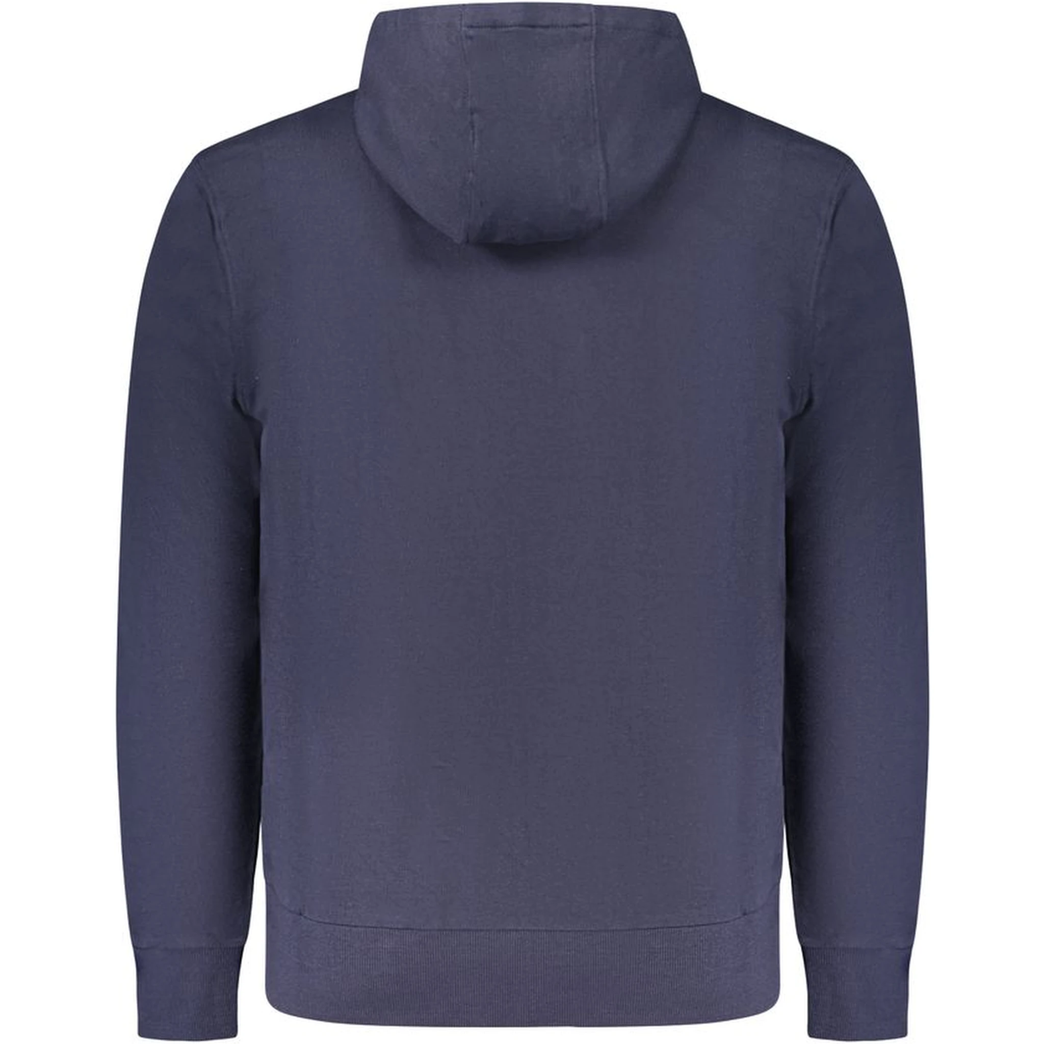 Blue Cotton Men Sweatshirt