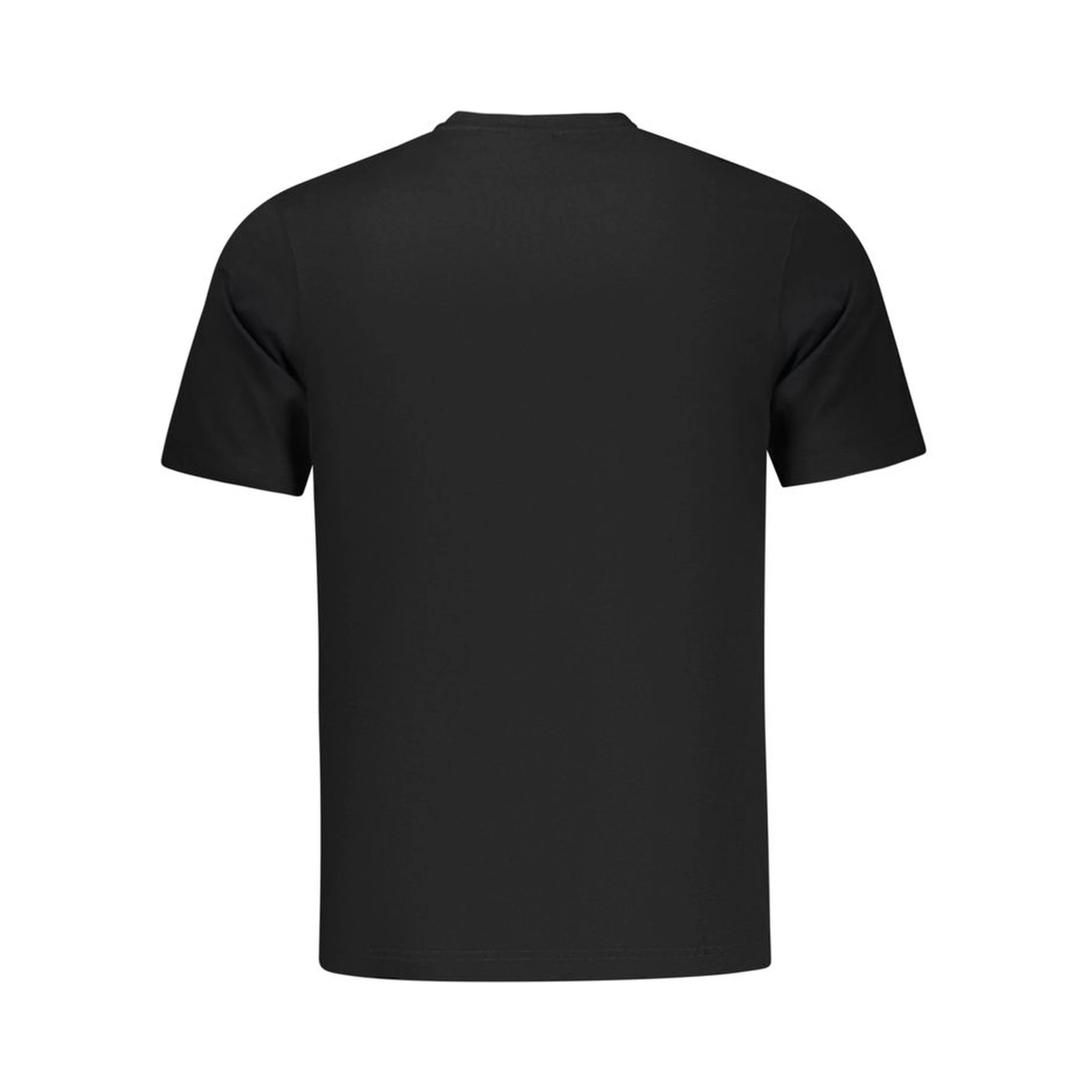 Black Cotton Men T-Shirt
