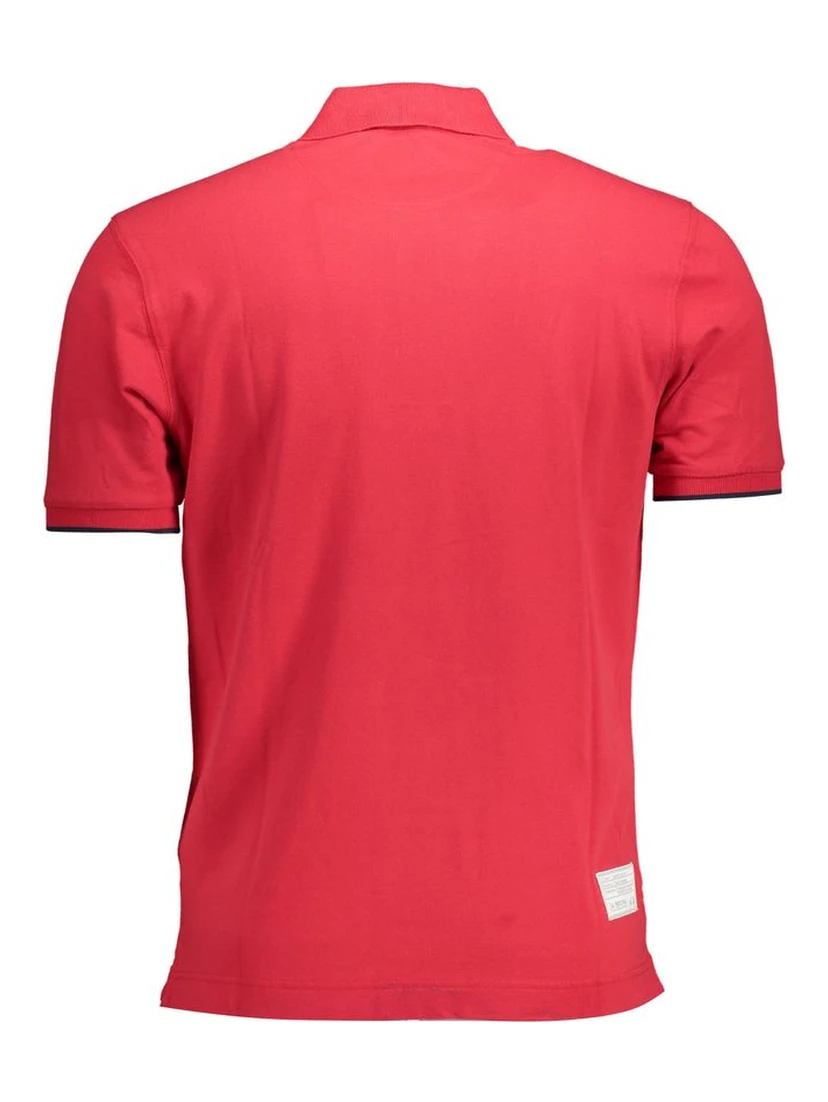 Red Cotton Polo T-Shirt