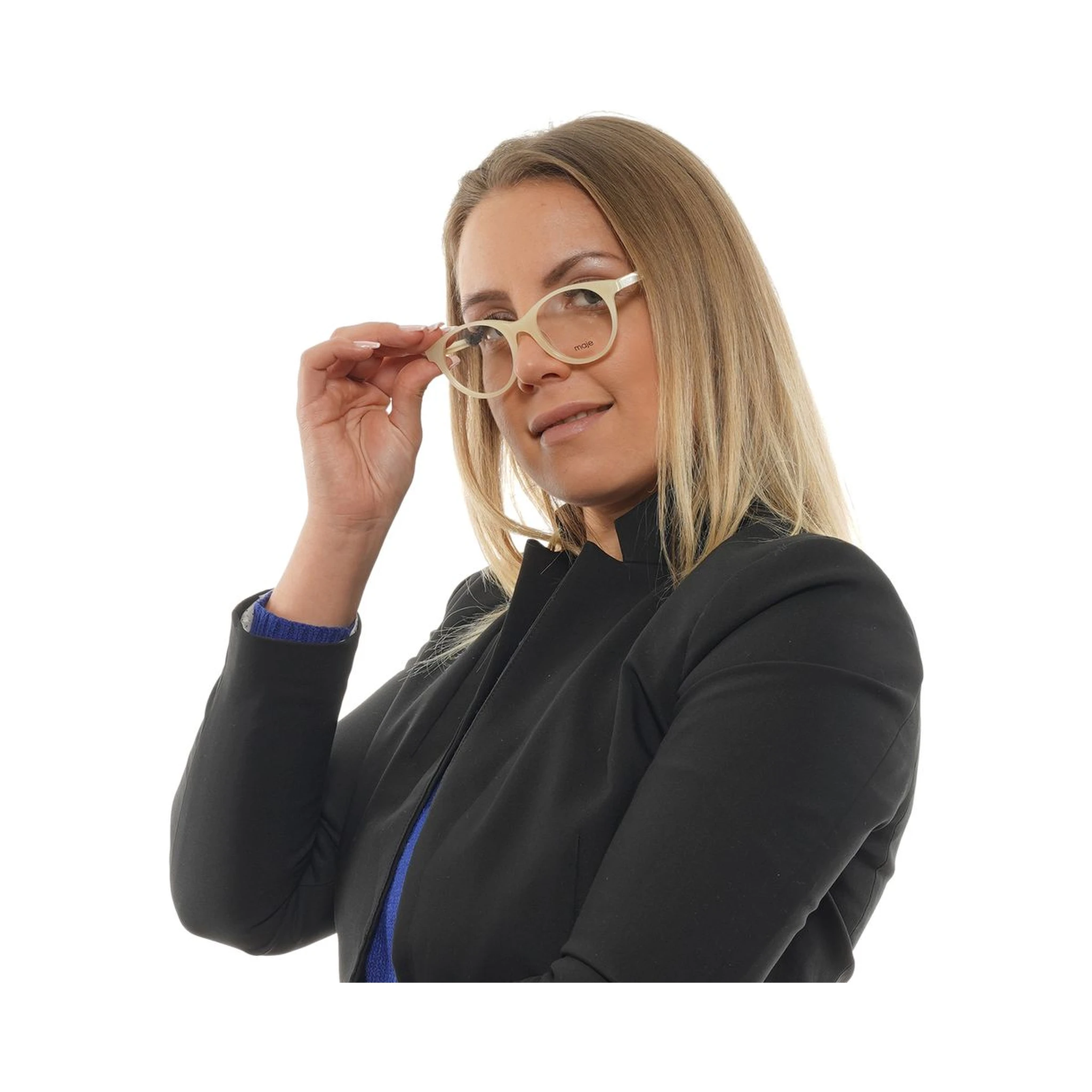 White Acetate Glasses (Frames)