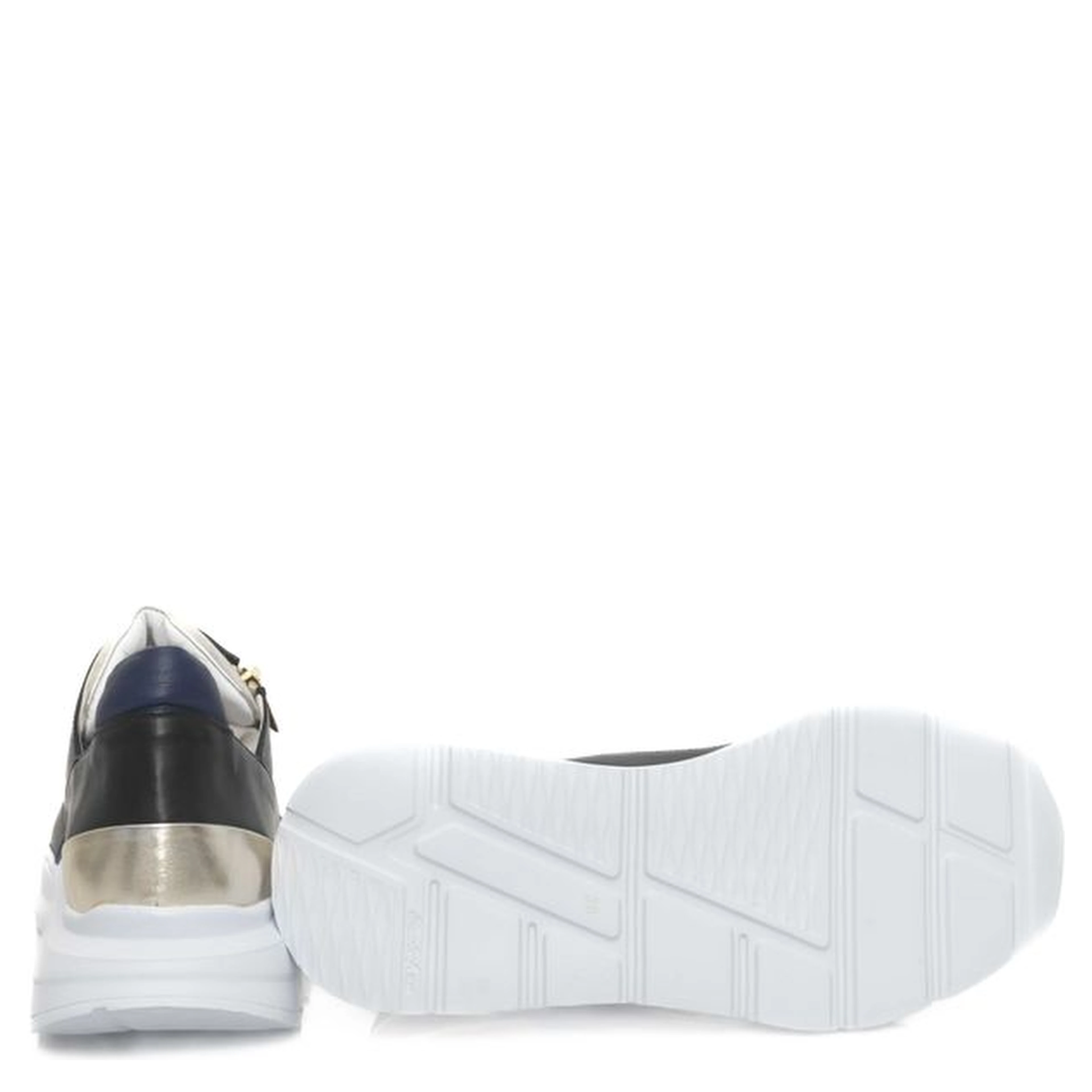 Black Goatskin Women Sneaker