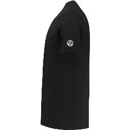 Black Cotton Men T-Shirt