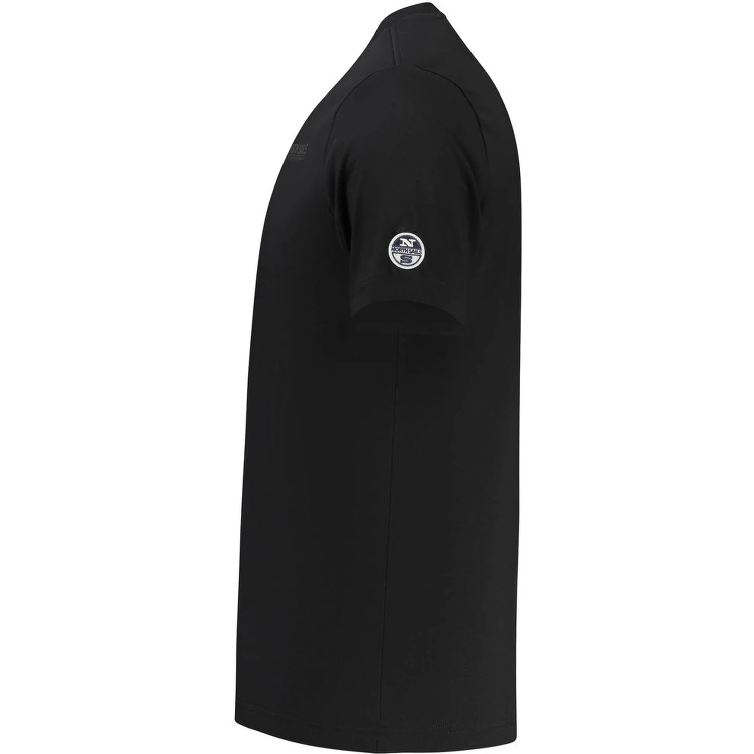 Black Cotton Men T-Shirt