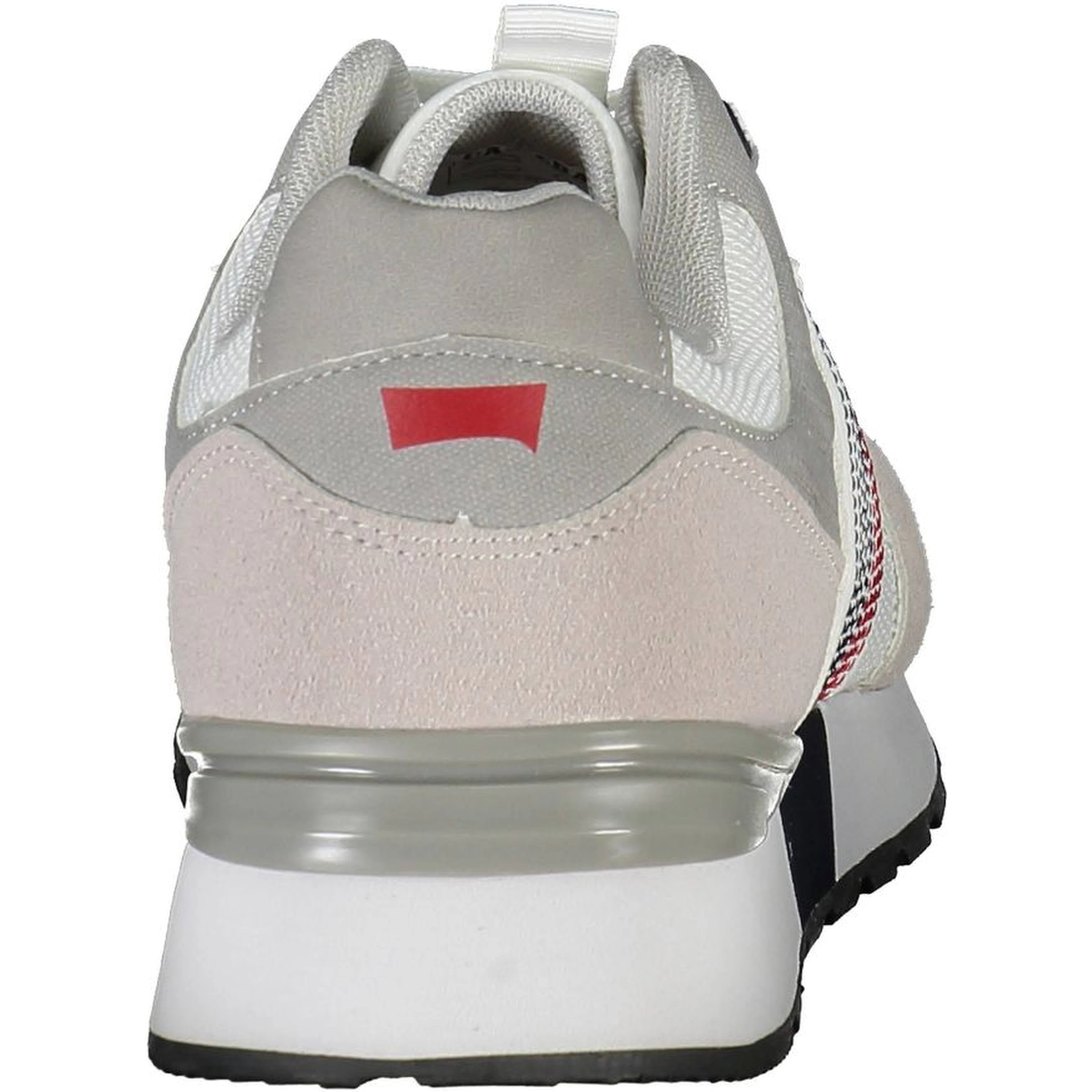 White Polyurethane Men Sneaker