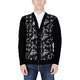 Black Wool Cardigan