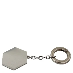 Blue Metal Keychain