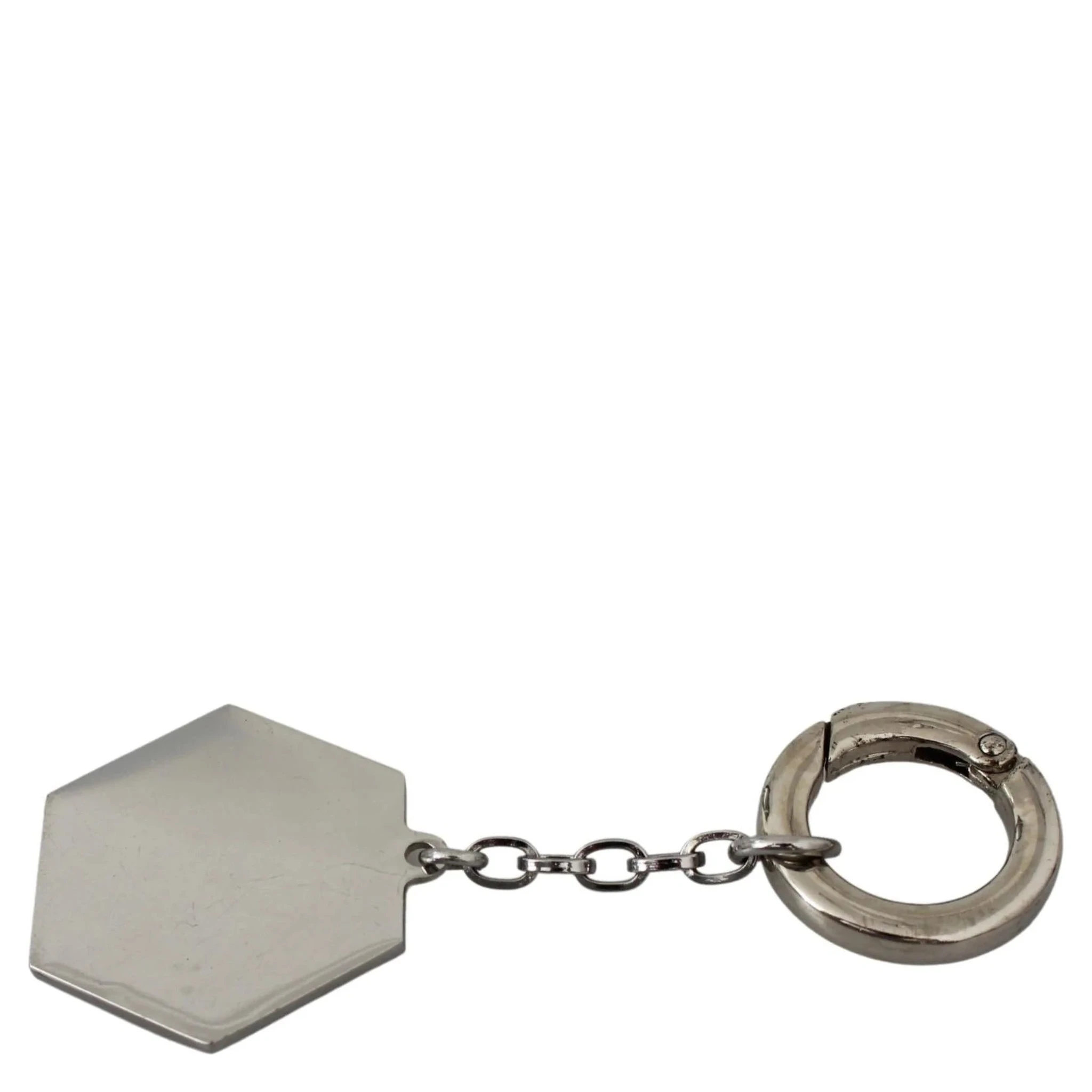 Blue Metal Keychain