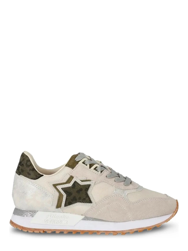Brown Suede Leather Athletic Sneakers