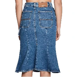 Blue Denim Skirt