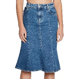 Blue Denim Skirt