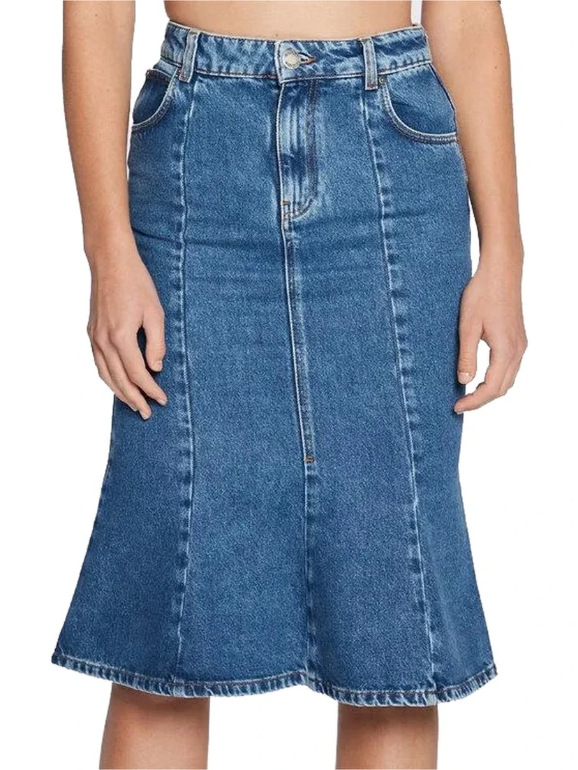 Blue Denim Skirt