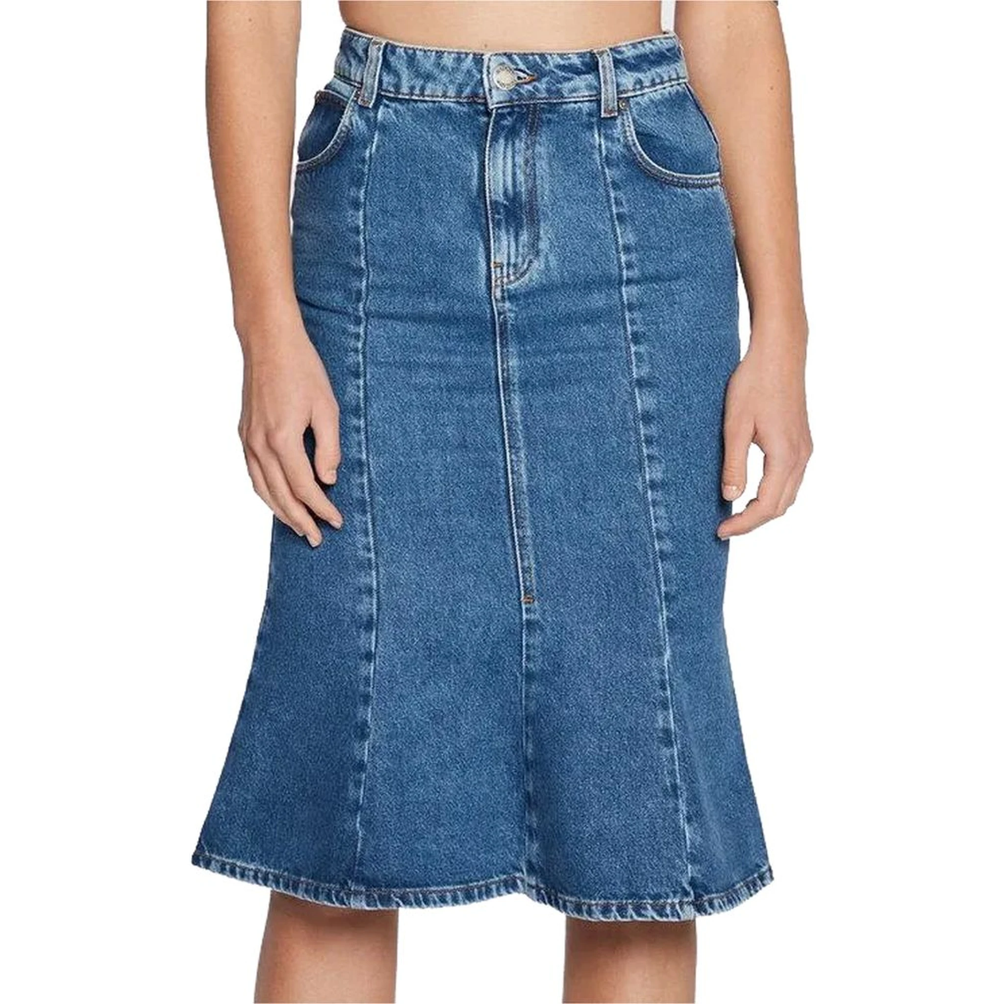 Blue Denim Skirt