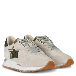Brown Suede Leather Athletic Sneakers