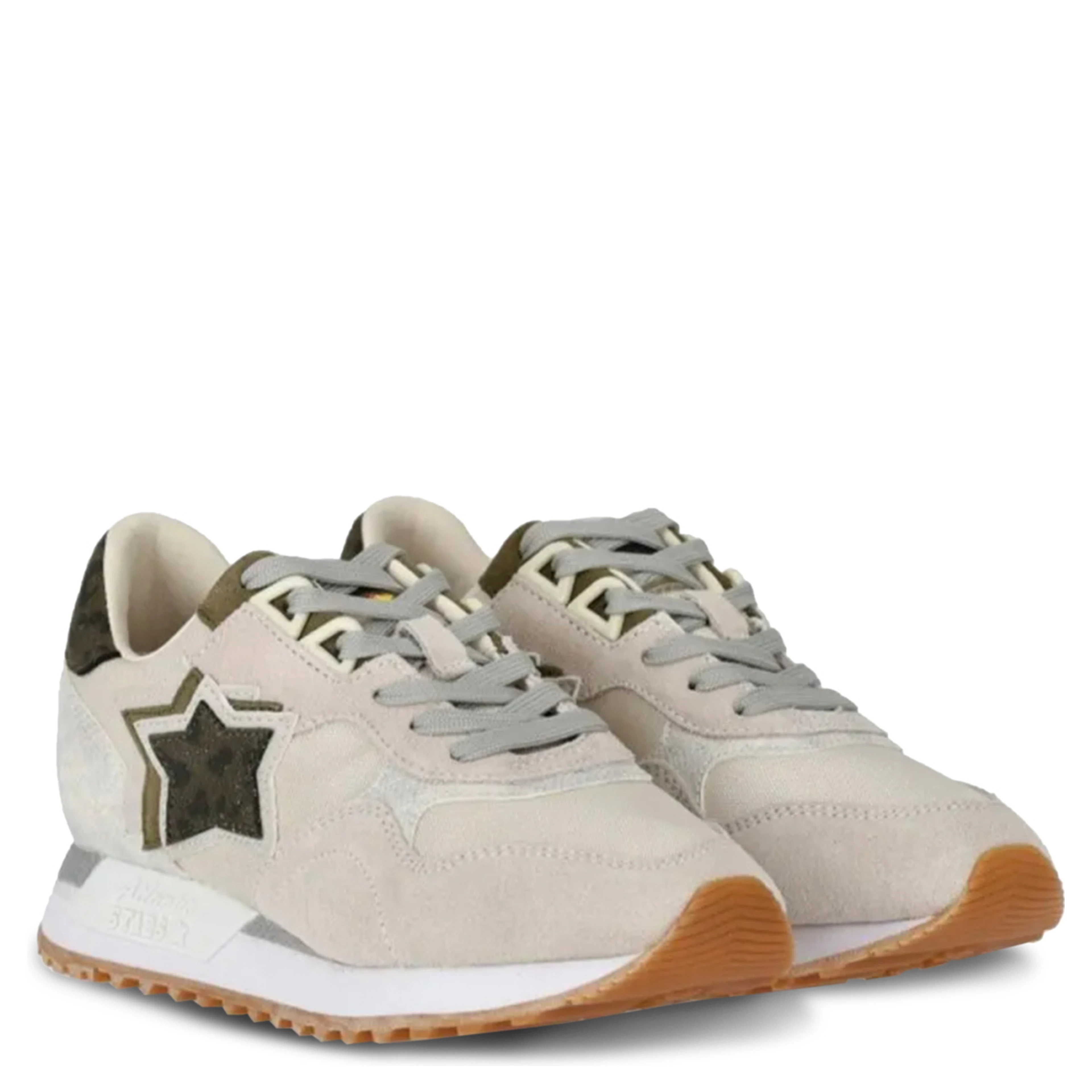 Brown Suede Leather Athletic Sneakers
