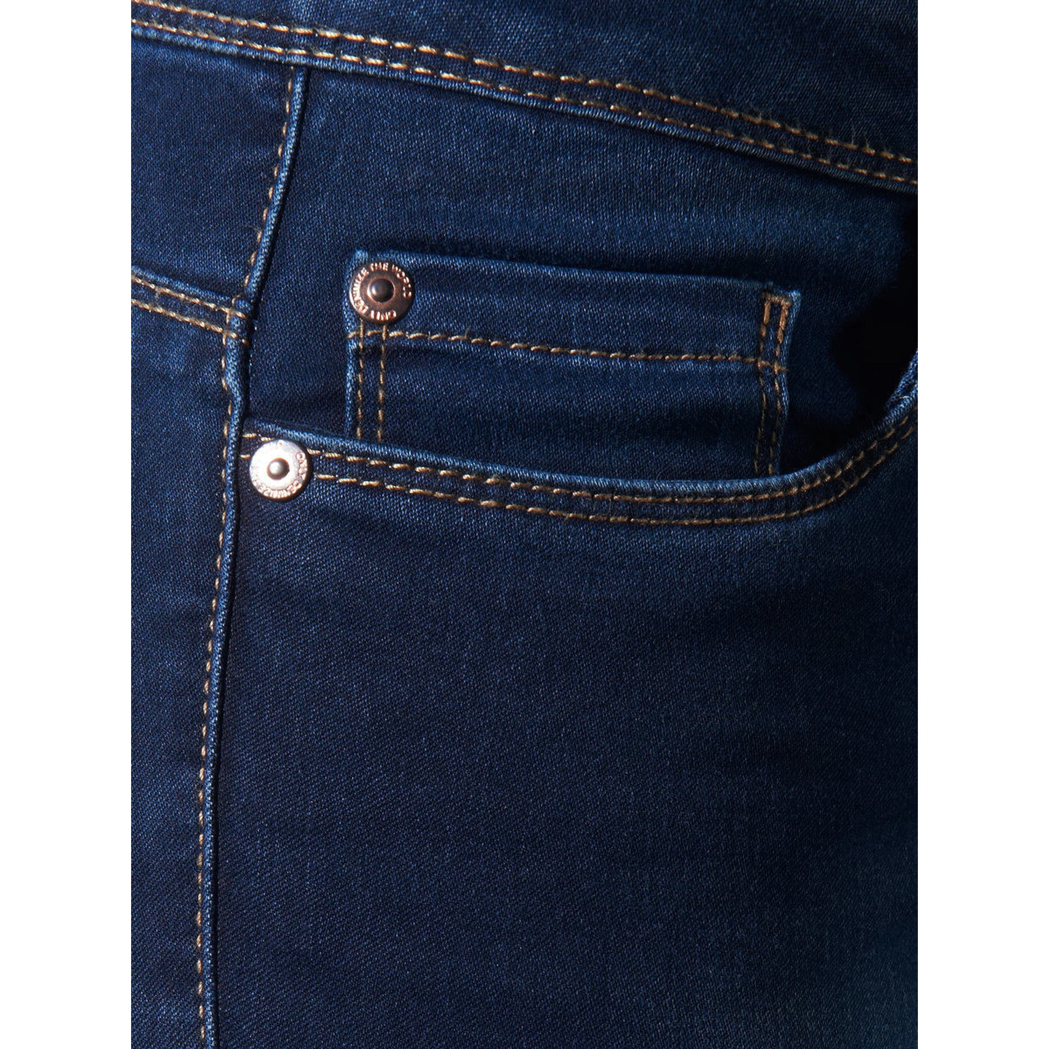 Blue Cotton Skinny Jeans