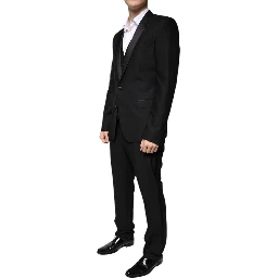 Black Virgin Wool Tuxedo