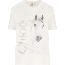 Chloè T-shirts and Polos White