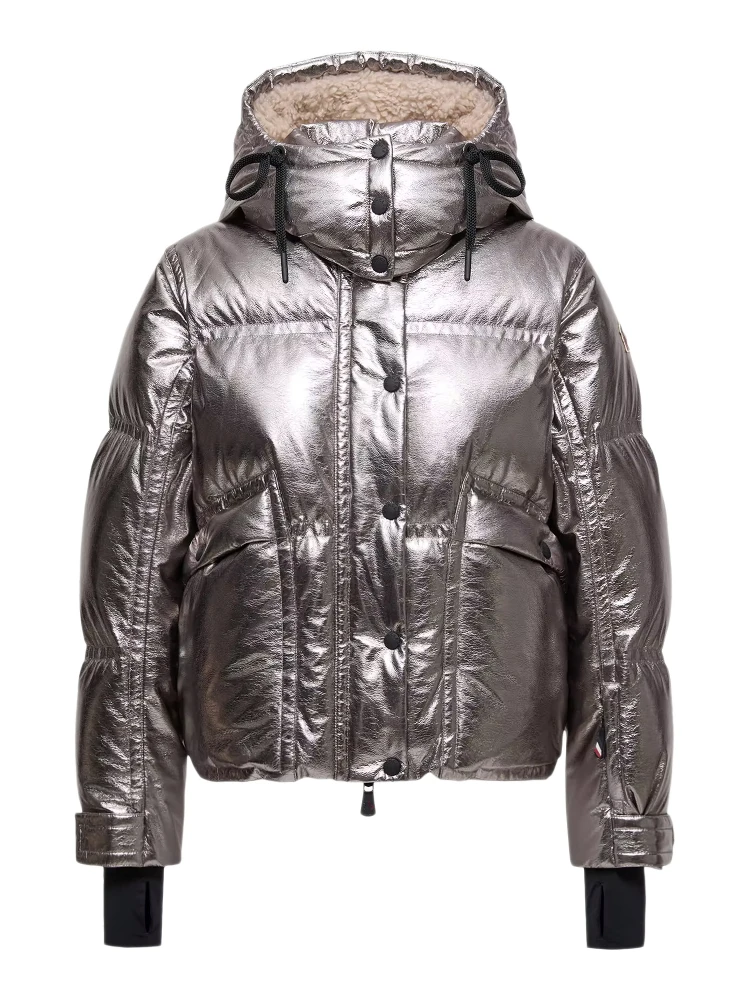 Moncler Coats Silver