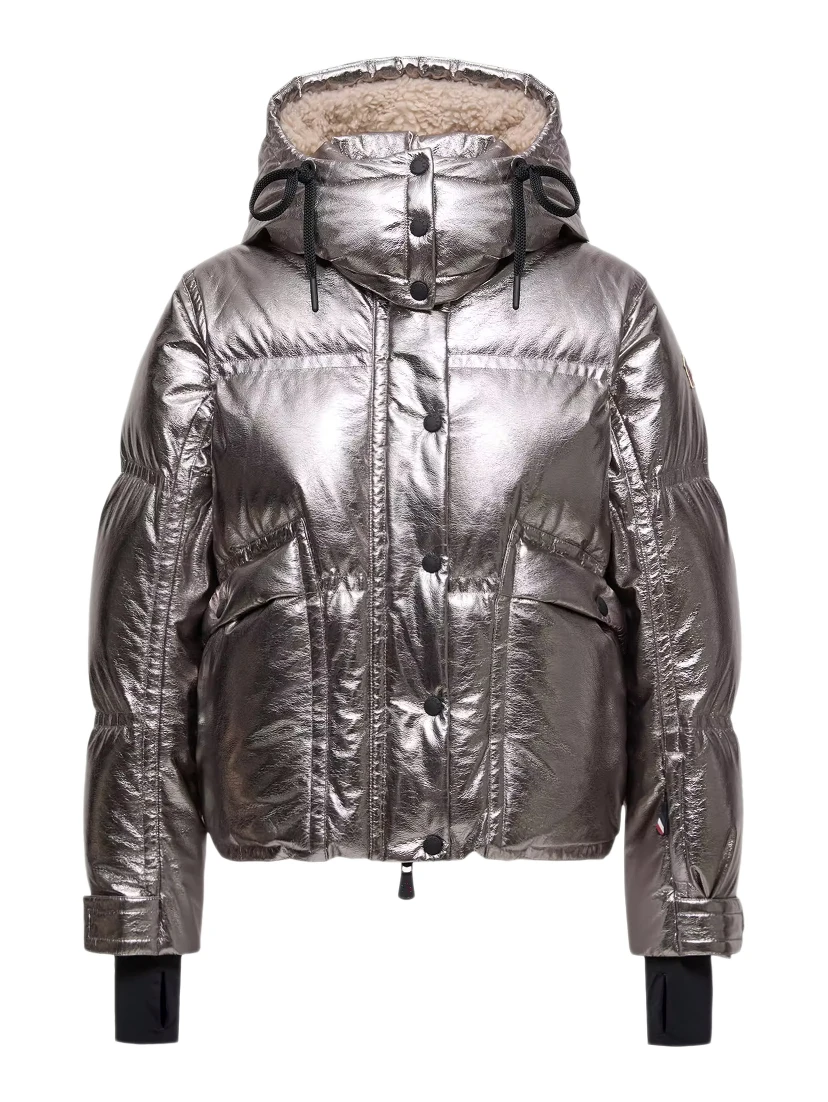 Moncler Coats Silver