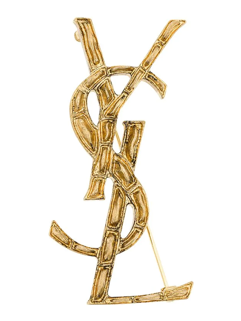 crocodile texture brooch