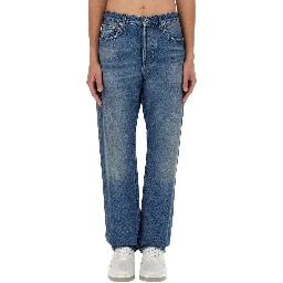 JEANS WITH LOGO DETAIL