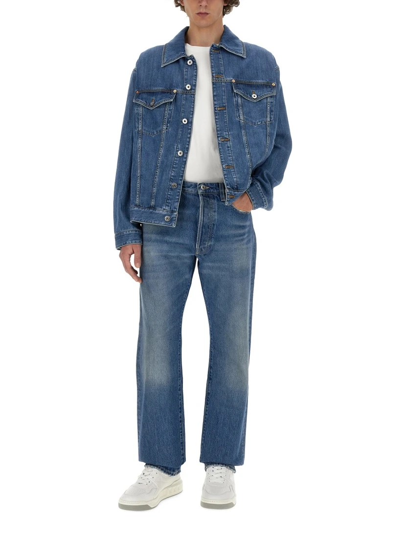 JEANS WITH LOGO DETAIL